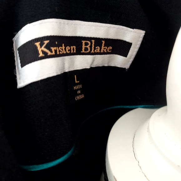Kristen Blake Pea Coat Black Large - Picture 7 of 10